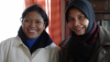 Khairani Arifin und Erni Putri von RPuK (Relawan Perempuan untuk Kemanusiaan – Freiwillige Frauen für humanitäre Aktion)
