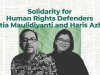 (Deutsch) Solidarität für Fatia Maulidiyanti und Haris Azhar: Kriminalisierung von Menschenrechtsverteidiger:innen stoppen und Menschenrechte schützen!